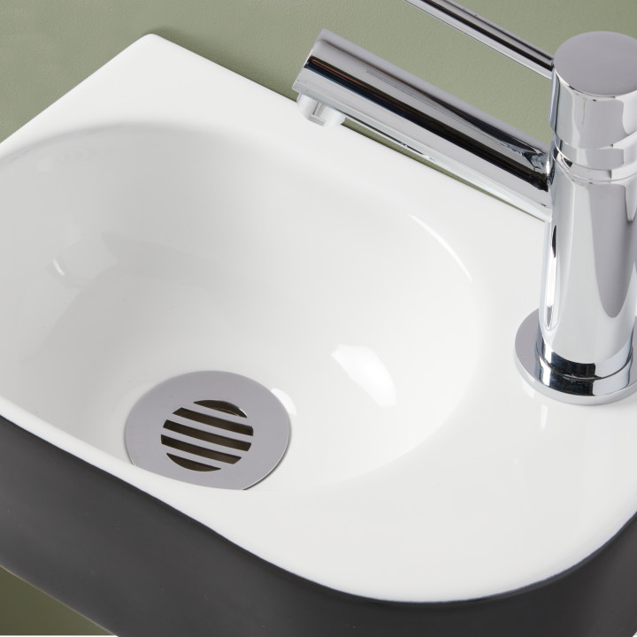 LAVE MAINS PAREO BLANC NOIR