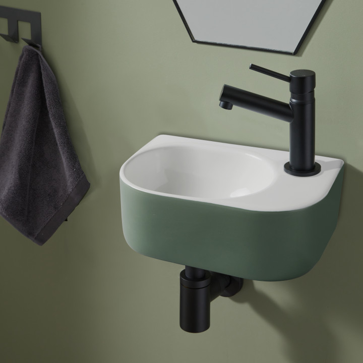 LAVE MAINS PAREO BLANC VERT
