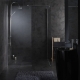 Ensemble double paroi de douche fixe italienne + retour latéral 80x195 cm aluminium chromé verre securit 8 mm réversible