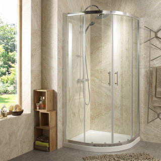 Vente porte de douche avec acces angle pas cher - Planete Bain