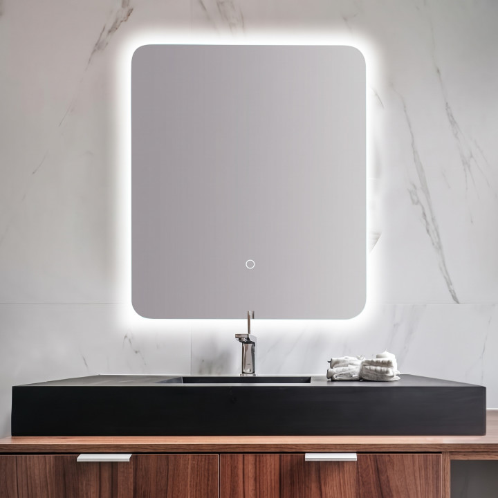 Miroir Salle de Bain LED 60x80 cm Rectangulaire - ORGANIC