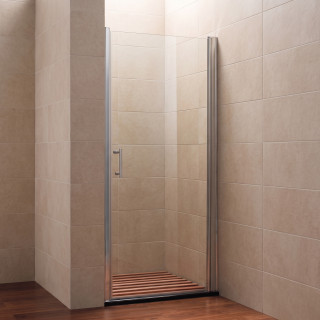 Porte douche pivotante 80x190 cm verre 6 mm anticalcaire