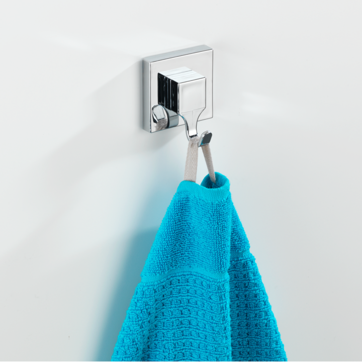 Lot de 2 crochets porte-serviette Quadro - Wenko