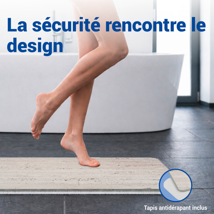 Tapis de bain diatomite Puna Pierre 80x50 - Wenko