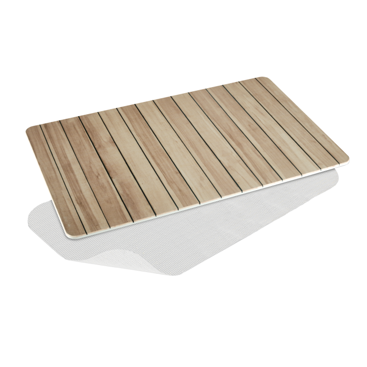 Tapis de bain diatomite Lepiana Bois 80x50 - Wenko