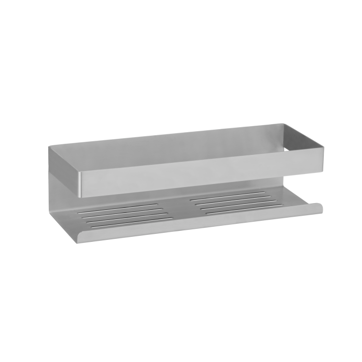 Étagère de douche inox mat 30 cm Genova Wenko | PlaneteBain