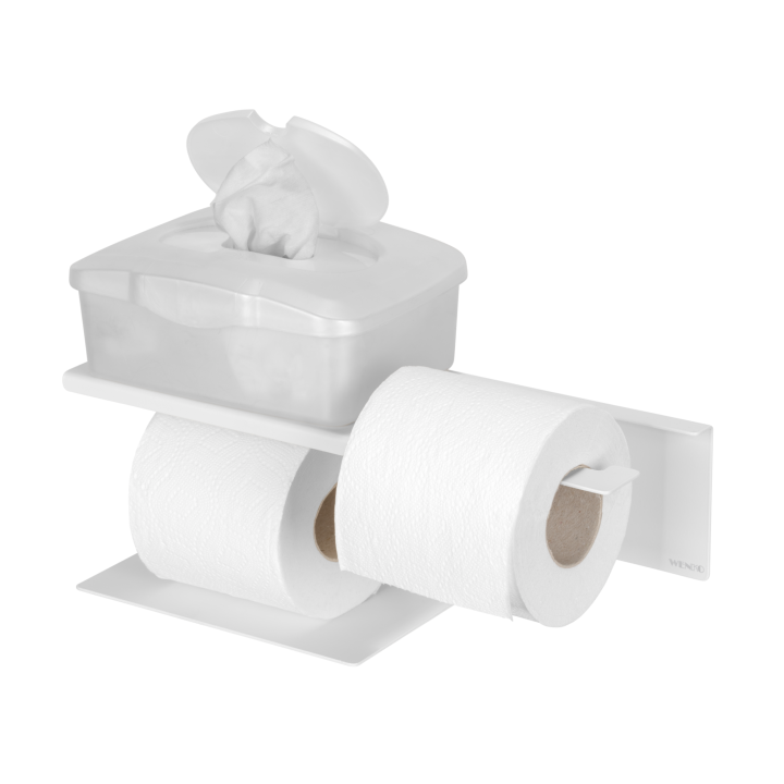 Porte-papier toilette double Lizan Blanc - Wenko