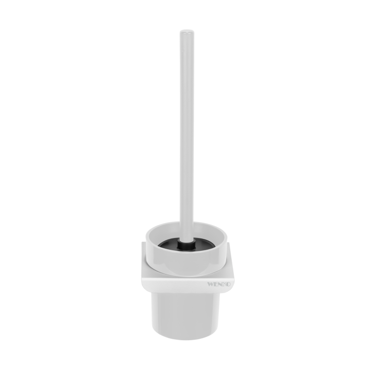 Brosse WC murale Lizan Blanc sans perçage - Wenko