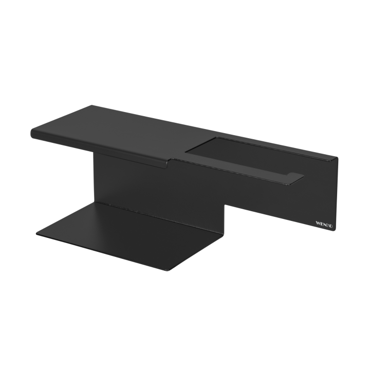 Porte-papier toilette double Lizan Noir - Wenko