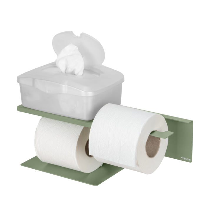 Porte-papier toilette double Lizan Vert - Wenko