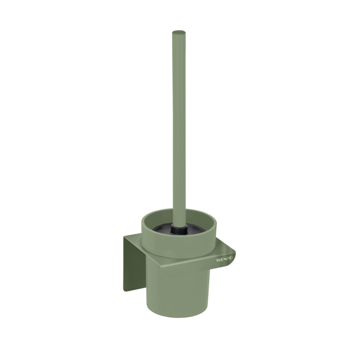 Brosse WC murale Lizan Vert sans perçage - Wenko