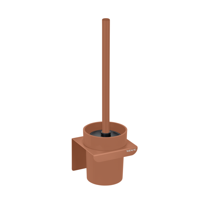Brosse WC murale Lizan Marron sans perçage - Wenko