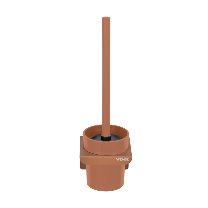 Brosse WC murale Lizan Marron sans perçage - Wenko