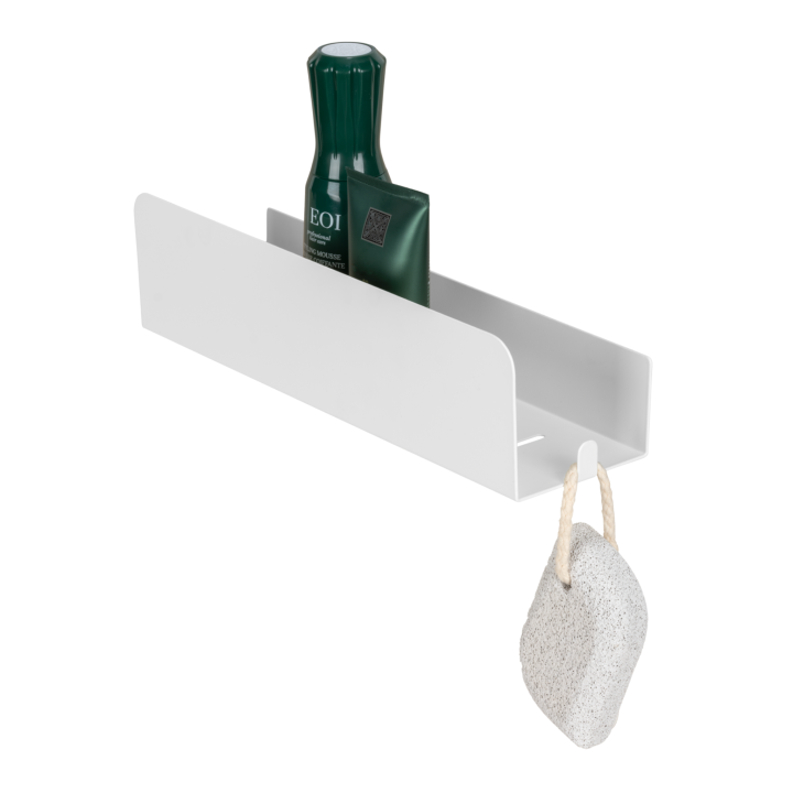 Étagère de Douche Adhésive Inox blanc Mat Lizan Wenko