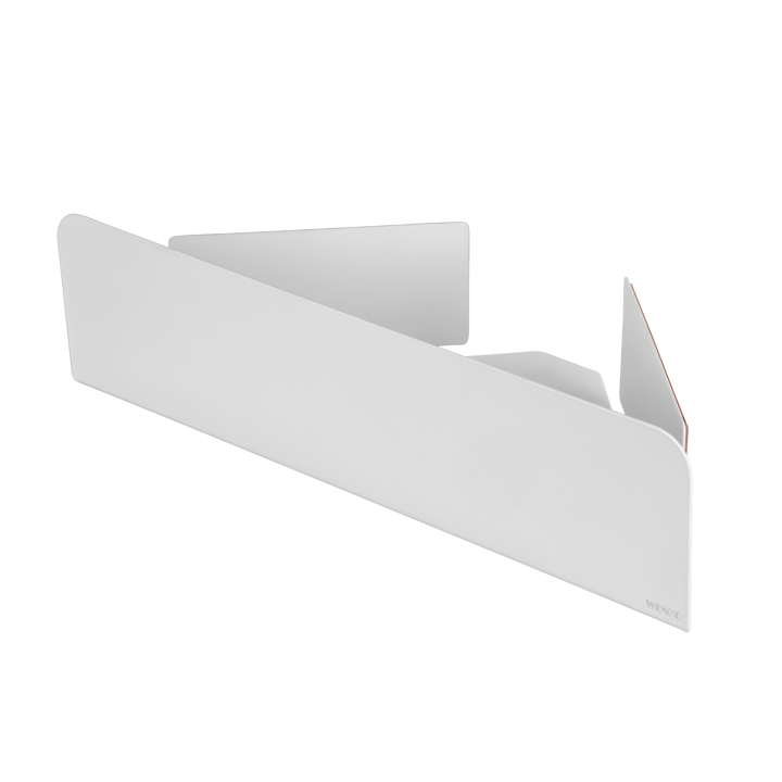 Etagere d'angle de douche sans percage inox blanc Lizan Wenko