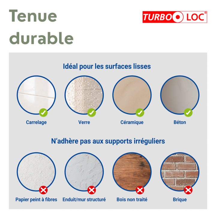 Étagère de Douche Adhésive Inox Vert Mat Lizan Wenko