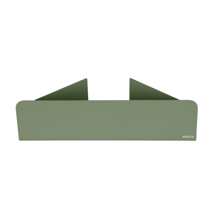 Etagere d'angle de douche sans percage inox vert Lizan Wenko