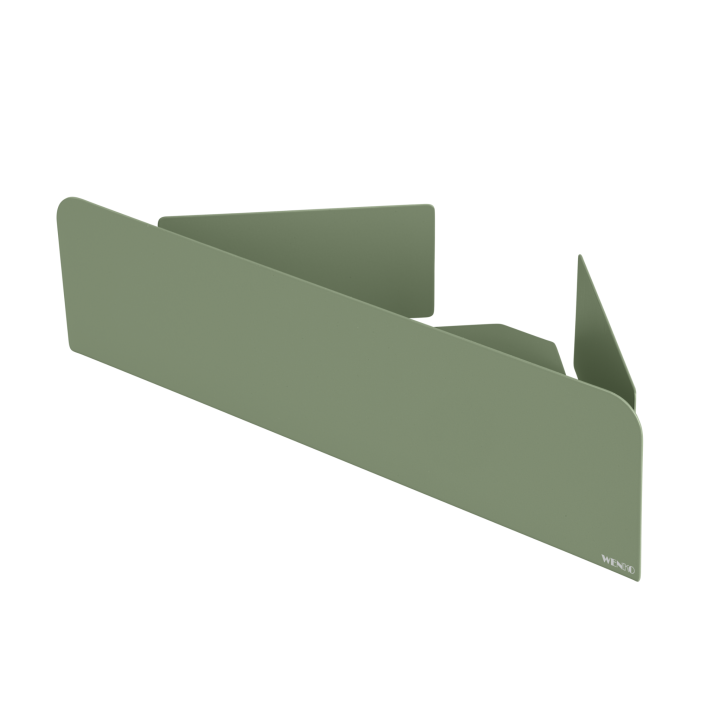 Etagere d'angle de douche sans percage inox vert Lizan Wenko