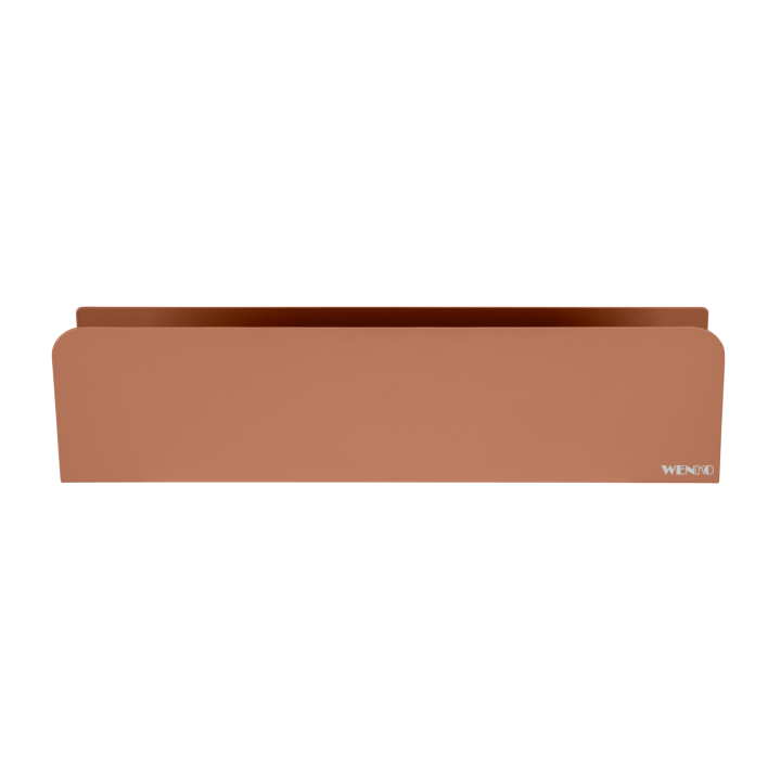 Étagère de Douche Adhésive Inox Marron Mat Lizan Wenko