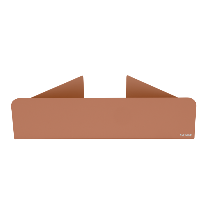 Etagere d'angle de douche sans percage inox marron Lizan Wenko