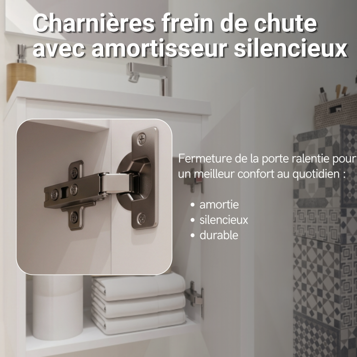 Meuble WC Lave-Mains Polo 40cm Blanc Brillant + Miroir