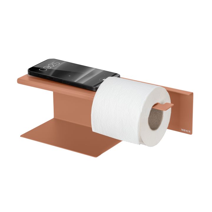 Porte-papier toilette double Lizan Marron - Wenko