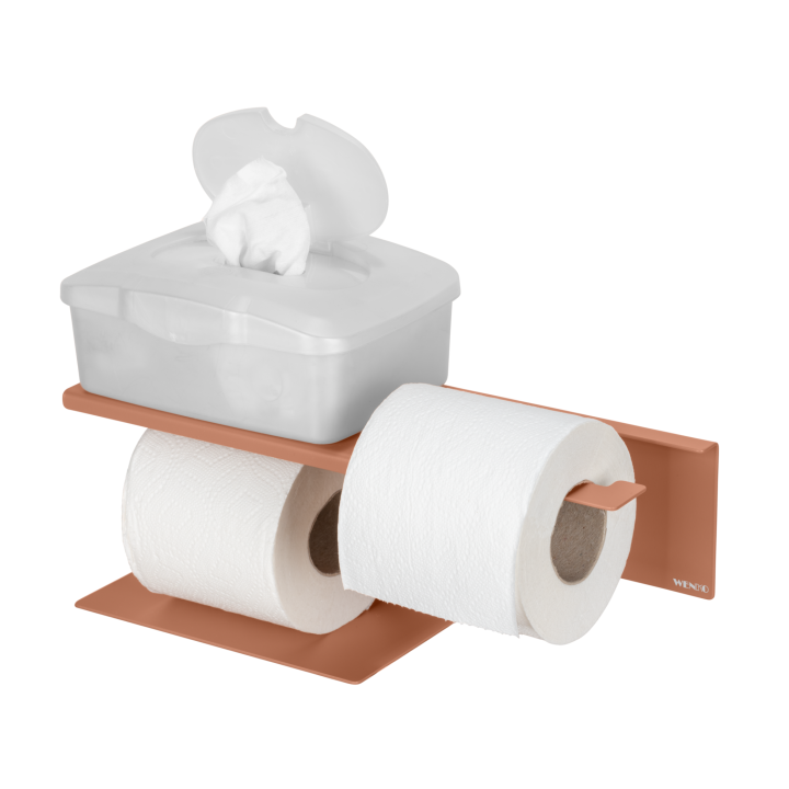 Porte-papier toilette double Lizan Marron - Wenko