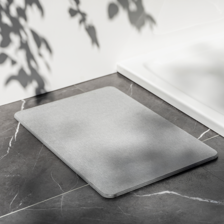 Tapis de bain diatomite Simi Gris 60x39 - Wenko
