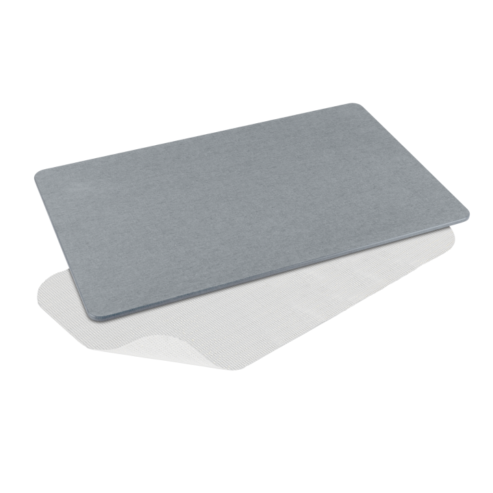 Tapis de bain diatomite Simi Gris 80x50 - Wenko