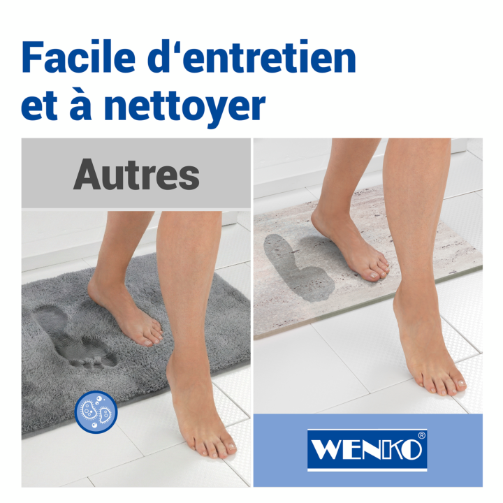 Tapis de bain diatomite Puna Pierre 60x39 - Wenko