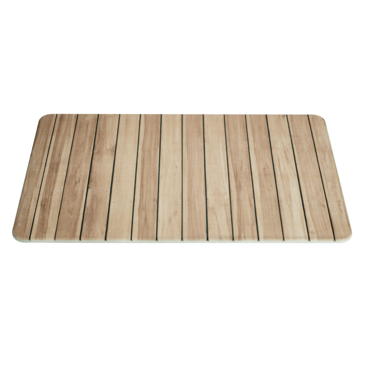 Tapis de bain diatomite Lepiana Bois 60x39 - Wenko