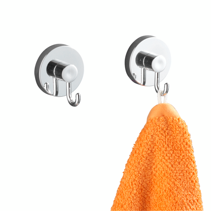 Lot de 2 crochets porte-serviette Milazzo - Wenko