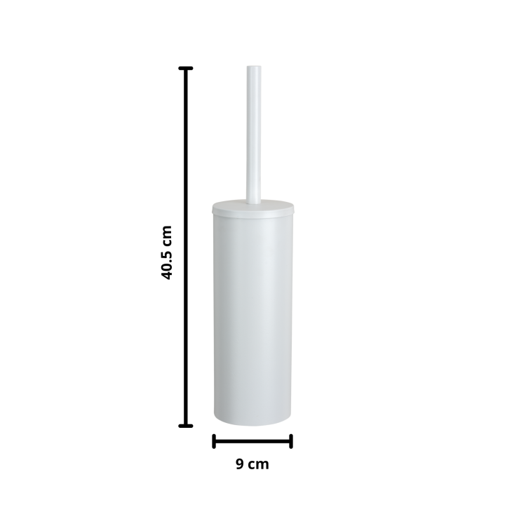 Brosse WC à Poser Orea Blanc Mat Wenko | Tête Silicone