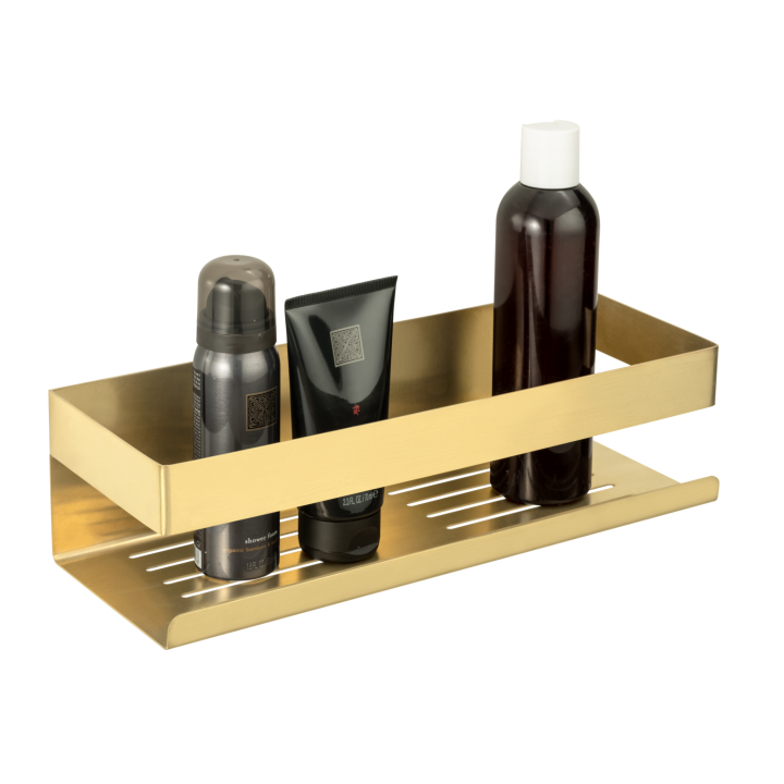 Étagère douche 30 cm inox doré brossé Genova Wenko
