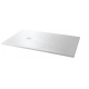 Receveur de douche extra plat à poser 80X140 blanc reflet nervuré grande taille