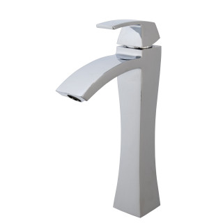 Mitigeur lavabo haut chromé laiton 29 cm - Barok design élégant