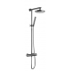 Colonne de douche effet inox NF