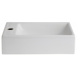 Lave main rectangle blanc