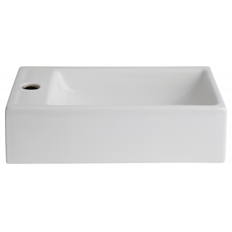 Lave main rectangle blanc