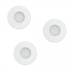 Lot de 3 spots LED encastrable blanc