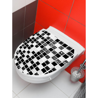 Sticker de salle de bain mosaique - Adhésif moderne pas cher