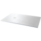 Receveur extra plat 90X160 blanc grande taille reflet ardoisé