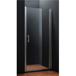 Achat Porte De Douche Pivotante Avec Verre Seurit 10 mm Profil Inox - Chrome