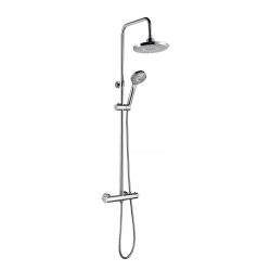 Colonne de douche Black Roma Touch avec mitigeur mécanique Wirquin -  ensemble elle et lui colonne de douche en STOCK PlaneteBain