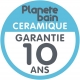 Meuble lave-mains moderne blanc avec bol en céramique