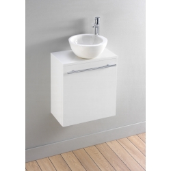 Ensemble Meuble lave mains blanc