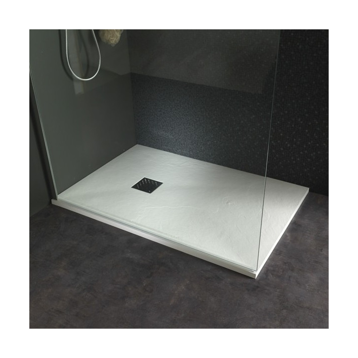 Receveur de douche 90x120 extra plat à poser blanc