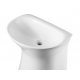 Lavabo sur pied design blanc