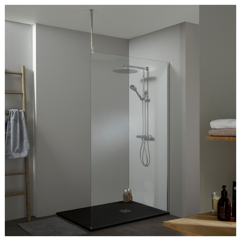 Vente Paroi De Douche Fixe 120 cm Moderne En Verre - Planetebain