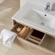 Meuble de salle de bain + miroir 80 Sirirs cambrian